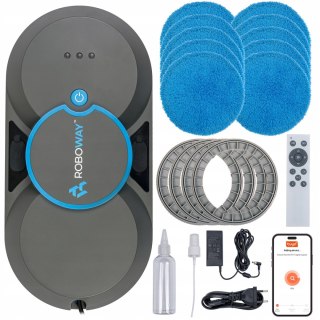 Fensterputzroboter Roboway Rw-1-Pro 5600 Pa App Wifi 4 Reinigungsmodi 1.05 kg