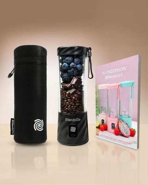 BlendyGo 3 kabelloser Standmixer 550 ml mit USB, Rosa