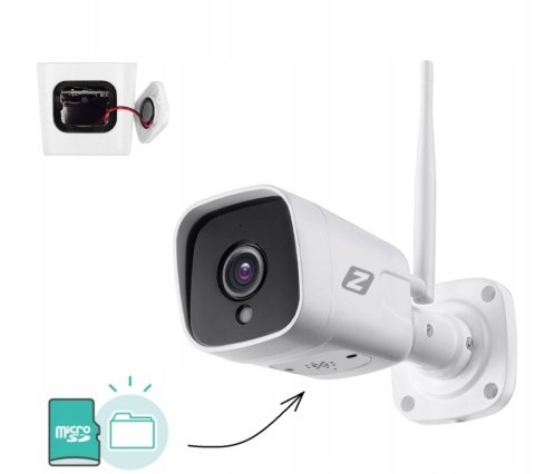 IP-Kamera A5 WiFi 5 MP mit Audio, IP66, für Micro-SD bis 128 GB-Zintronic