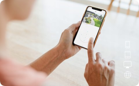 IP-Kamera A5 WiFi 5 MP mit Audio, IP66, für Micro-SD bis 128 GB-Zintronic