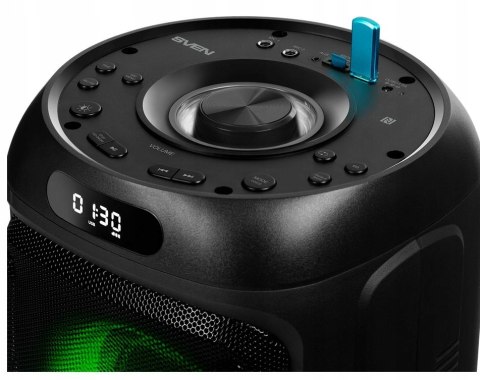 SVEN PS-770 Party-Lautsprecher, 100 W RMS, TWS, Karaoke, FM-Radio, RGB