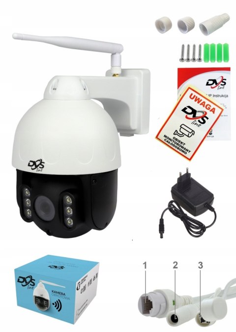 Überwachungskamera DVS-SDIP8040E-IRW 8MP 4K WiFi mit Auto-Tracking