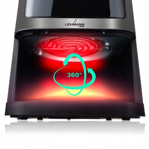 Heißluftfritteuse Air Fryer 8 l 1800 W 12 Programme Großes Fassungsvermögen