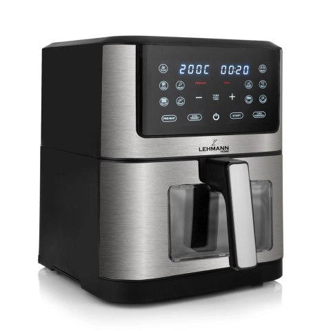 Heißluftfritteuse Lehmann Bakado 8 l, 1800 W, 12 Programme