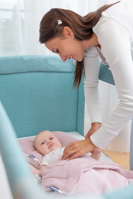 Caretero Reisebett Basic Plus für Kinder in Graphit