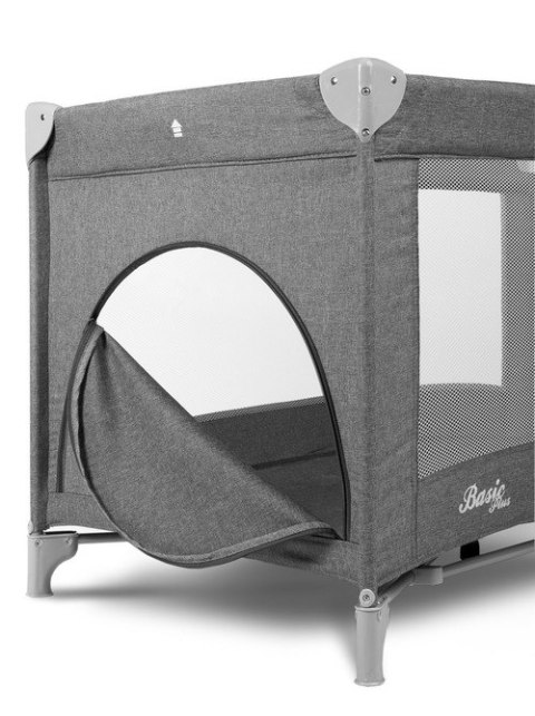 Caretero Reisebett Basic Plus für Kinder in Graphit