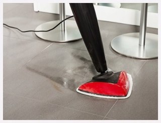 Vileda Steam Plus Dampfbesen 1550 W, 0,4 l Tank, 6 m Kabel, Dreieckskopf, weiß