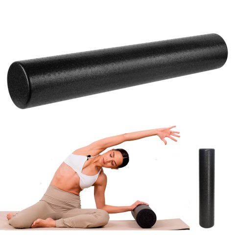 Massagerolle Rebel Active RBA-3052-90, 90 × 15 cm, EPP, schwarz