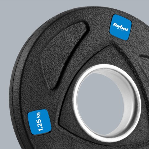 Rebel Active RBA-2107 Hantelscheiben-Set, 4 × 1,25 kg, Bohrung 51 mm