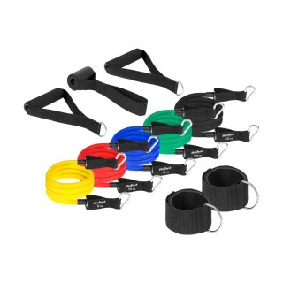 5 Rebel Active Power Tube Bänder, Widerstand 5-30 kg, mit Zubehör