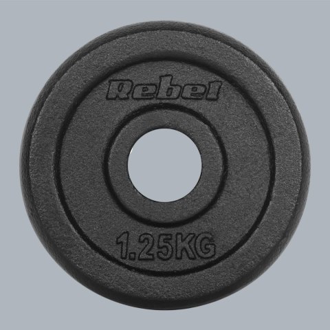 Rebel Active RBA-2126 Hantelscheiben-Set, 4 × 1,25 kg, Bohrung 31 mm