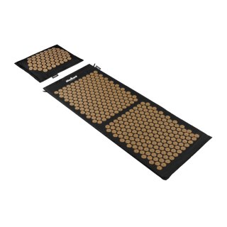 Akupressurmatte Rebel Active ECO, 110 x 42 cm, mit Kissen, goldene Noppen