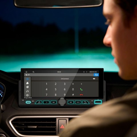 Autoradio Krüger&Matz KM2017 1 DIN mit CarPlay und Android Auto