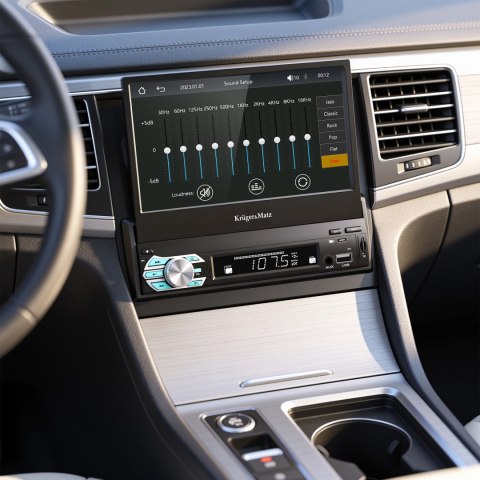 Autoradio Krüger&Matz KM2018 mit ausfahrbarem 7-Zoll-Display