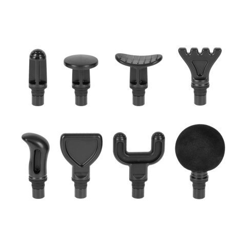 Rebel Active RBA-6004-W Massagepistole mit 8 Aufsätzen, 60 W, Weiß, USB-C