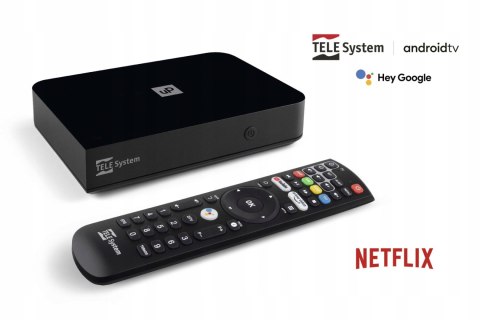 TELE System UP T2 4K Android TV DVB-T2 HEVC Decoder, Android TV 12