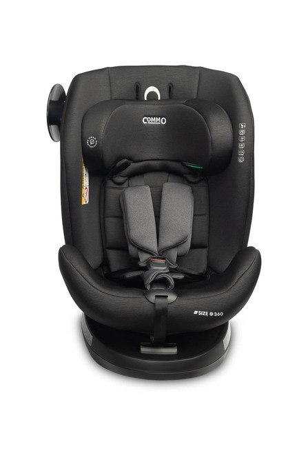 Caretero Commo i-Size Autokindersitz, Graphit, 40-150 cm, mit ISOFIX
