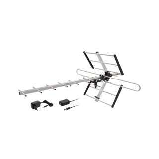 Aktive TV-Richtantenne Cabletech Yagi ANT0634, VHF/UHF, 16 Elemente
