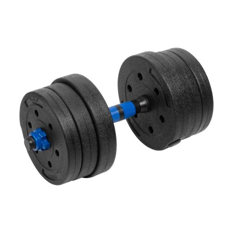 Bitumen-Hantelset Rebel Active RBA-2300, 20 kg mit Verbindungsstück