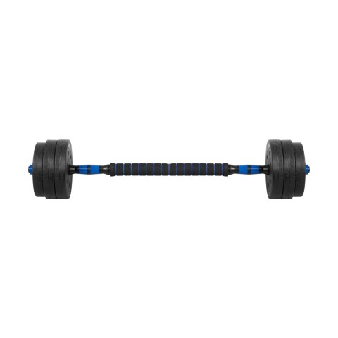 Bitumen-Hantelset Rebel Active RBA-2300, 20 kg mit Verbindungsstück