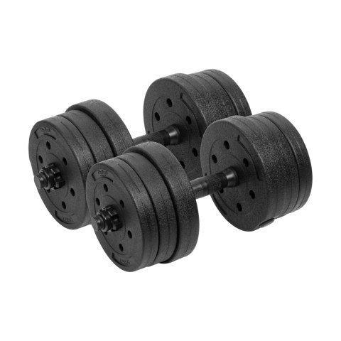 Bitumen-Hantelset Rebel Active RBA-2328-10, verstellbares Set 20 kg