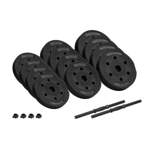 Bitumen-Hantelset Rebel Active RBA-2328-10, verstellbares Set 20 kg