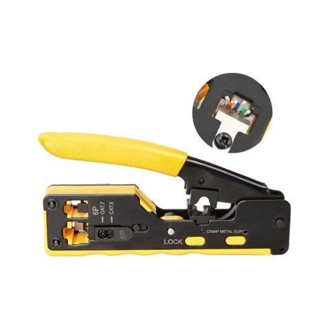 Crimpzange Eurokomp NAR0872 HT-7088 für RJ45, RJ11 und RJ12