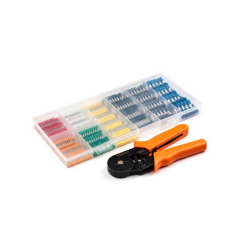 Crimpzangenset Eurokomp NAR0868 mit 800 Aderendhülsen, 0,25-6 mm²
