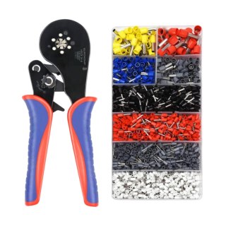 Crimpzangenset Eurokomp NAR0885 für Aderendhülsen, 0,08-16 mm²