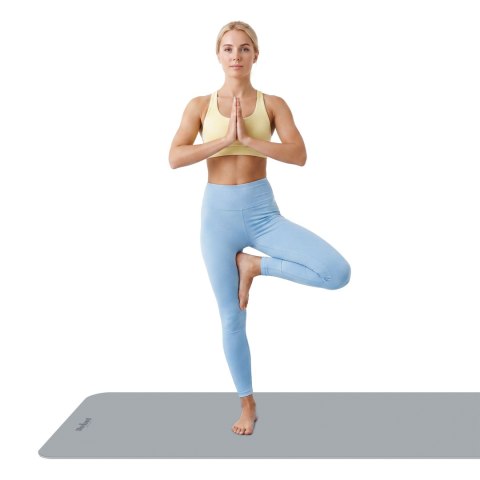 Gymnastikmatte Rebel Active RBA-3152-2GY TPE 183×61 cm, 6 mm, grau