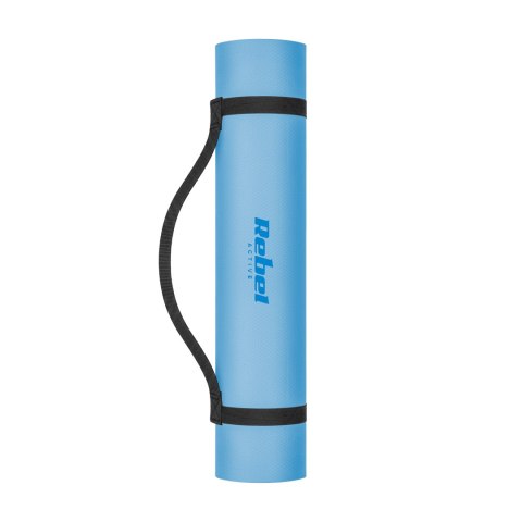 Gymnastikmatte Rebel Active RBA-3158-2BL TPE 183×61 cm, 1 cm, blau