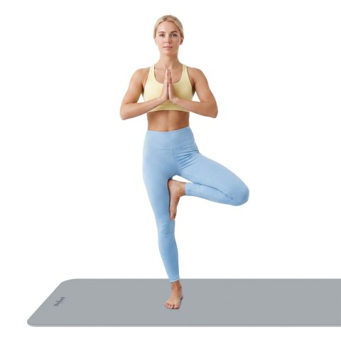 Gymnastikmatte Rebel Active RBA-3158-2GY TPE 183×61 cm, 1 cm, grau