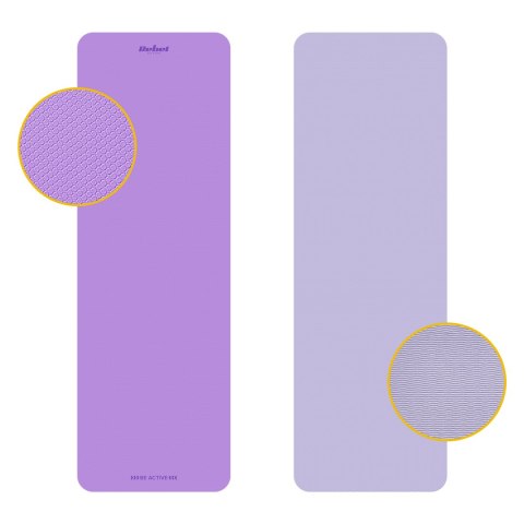 Gymnastikmatte Rebel Active RBA-3158-2PU TPE 183×61 cm, 1 cm, violett
