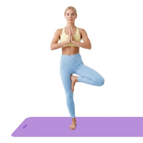 Gymnastikmatte Rebel Active RBA-3158-2PU TPE 183×61 cm, 1 cm, violett