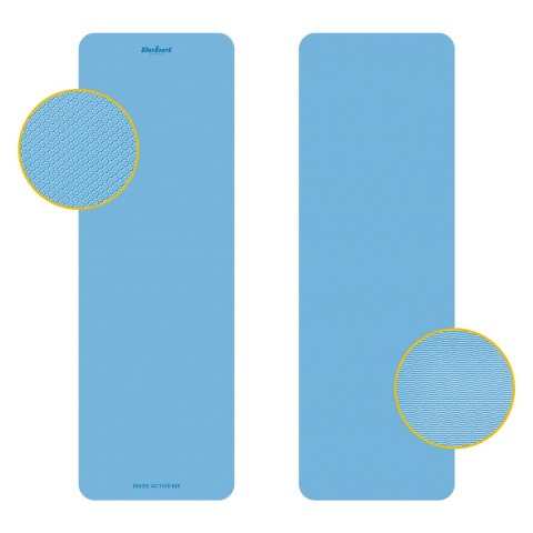 Gymnastikmatte Rebel Active RBA-3158-BL TPE 183×61 cm, 1 cm, blau