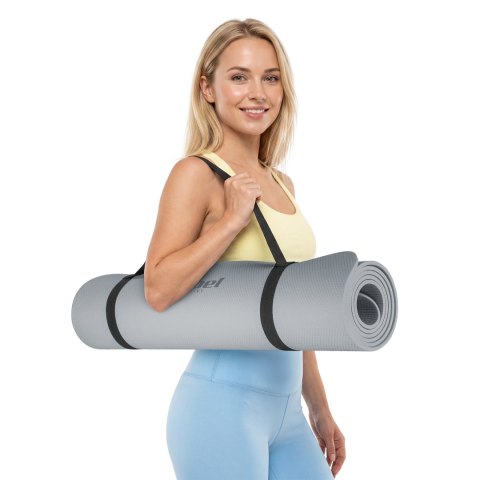 Gymnastikmatte Rebel Active RBA-3158-GY TPE 183×61 cm, 1 cm, grau