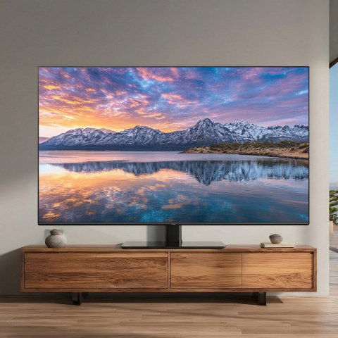 Maclean MC-450 TV-Tischständer, 40 kg, VESA 400×400, Schwarz
