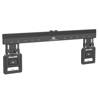 Maclean MC-481 flache TV-Wandhalterung, 37-80 Zoll, 75 kg, Schwarz