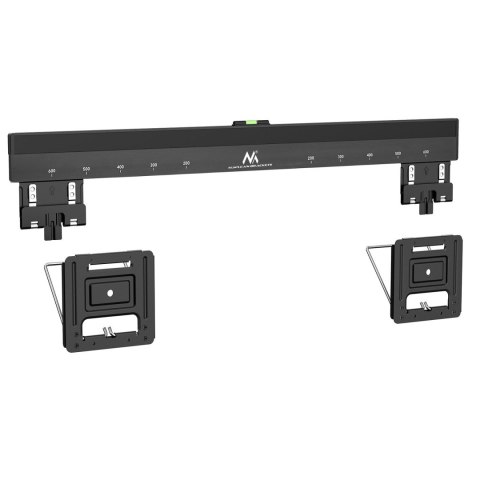 Maclean MC-481 flache TV-Wandhalterung, 37-80 Zoll, 75 kg, Schwarz