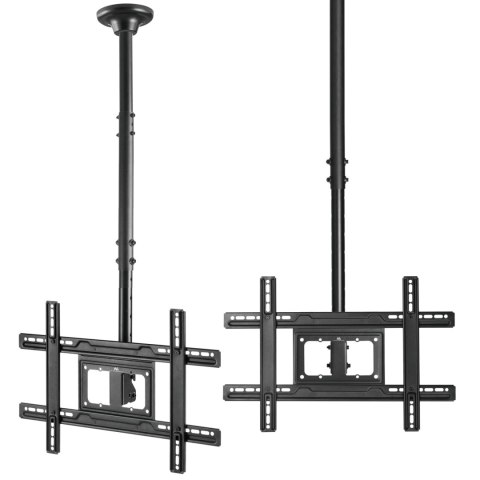 Maclean MC-803 TV-Deckenhalterung, höhenverstellbar, 50 kg, VESA 600×400, Schwarz