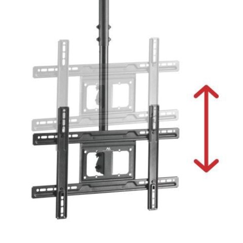 Maclean MC-803 TV-Deckenhalterung, höhenverstellbar, 50 kg, VESA 600×400, Schwarz