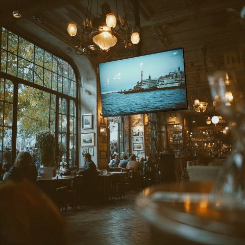 Maclean MC-803 TV-Deckenhalterung, höhenverstellbar, 50 kg, VESA 600×400, Schwarz