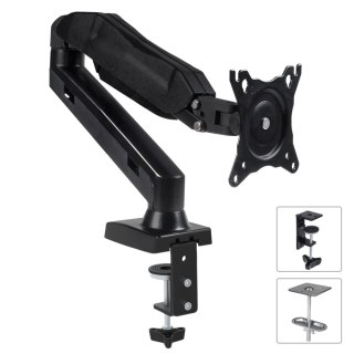 Maclean MC-860 Monitor-Tischhalterung, 13-27 Zoll, 8 kg, Schwarz