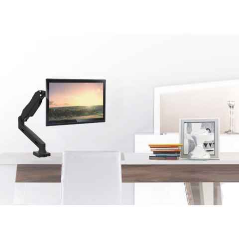 Maclean MC-860 Monitor-Tischhalterung, 13-27 Zoll, 8 kg, Schwarz
