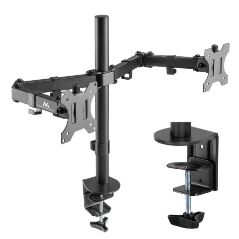 Maclean MC-884 Monitorhalterung für 2 Monitore, 2×8 kg, VESA 75/100