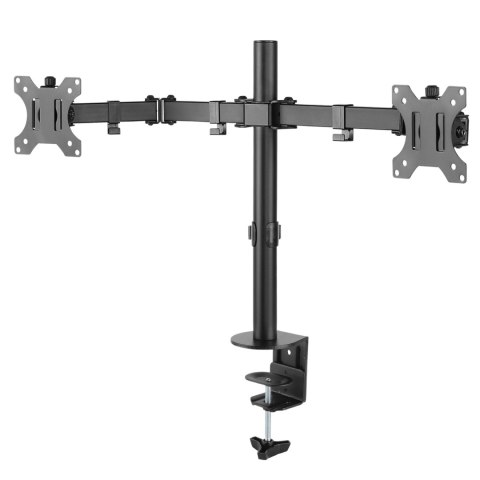 Maclean MC-884 Monitorhalterung für 2 Monitore, 2×8 kg, VESA 75/100