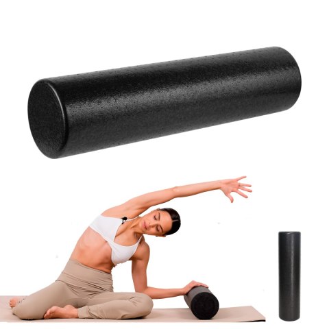Massagerolle Rebel Active RBA-3052-60, 60 × 15 cm, EPP, schwarz