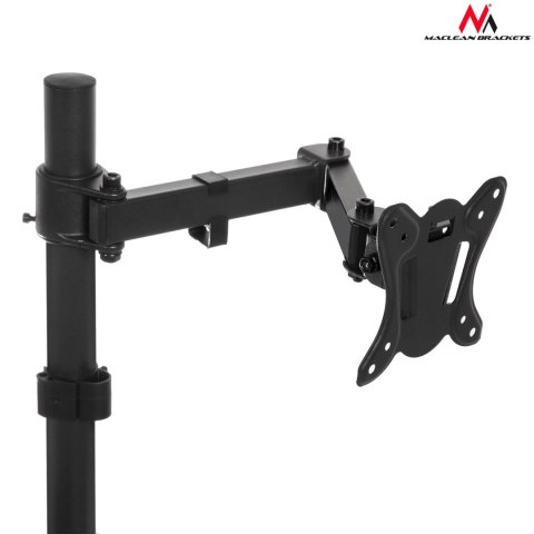 Monitor-Tischhalterung Maclean MC-690N, 13-27 Zoll, 8 kg, Schwarz