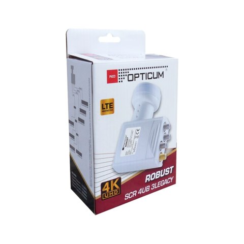 Opticum Robust Unicable-4UB-Satelliten-LNB, SCR + 3 Legacy, 40 mm