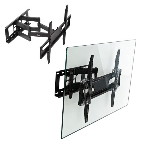 TV-Wandhalterung Maclean MC-723 B, 45 kg, VESA 600×400 mm, Schwarz